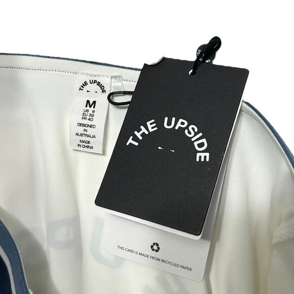 The Upside Bounce Cordova Skirt NWT Women's Sz M White Tennis Preppy Sporty Chic - Picture 4 of 7